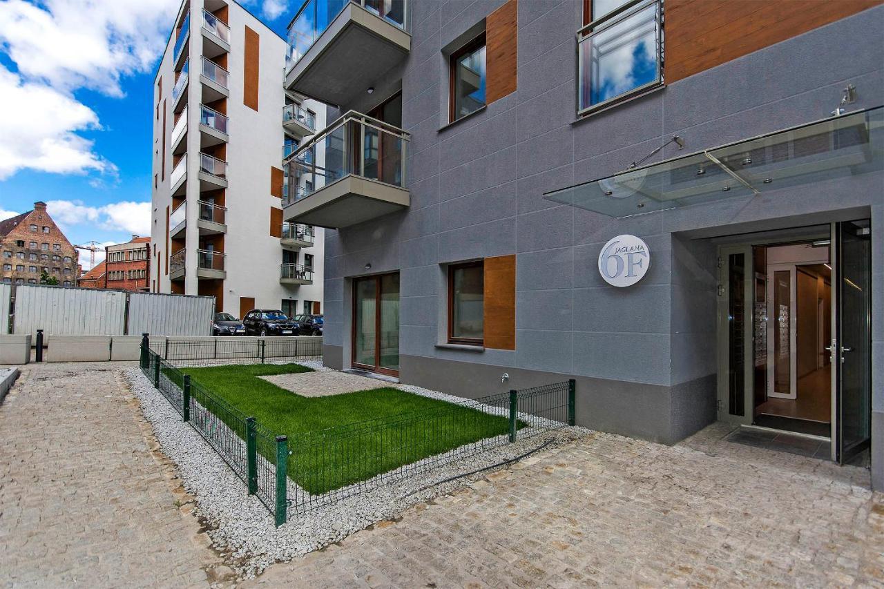 Stylish Apartment Oldtown Riverview Balcony Gdansk Exterior photo